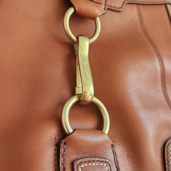 Coach Y2K Hampton Brown Shoulder Bag - Picture 4 of 12